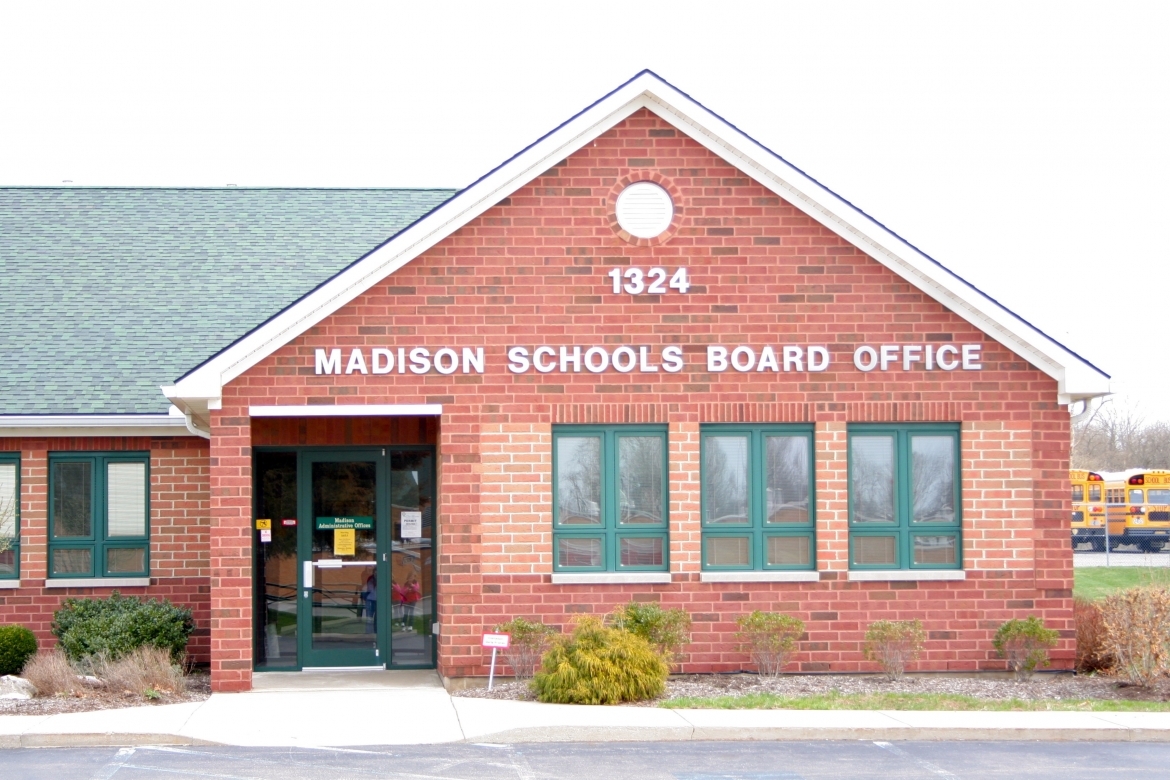 Madison Schools Board Office building entrance exterior
