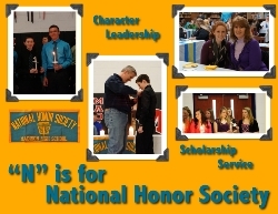 National Honor Society picture collage